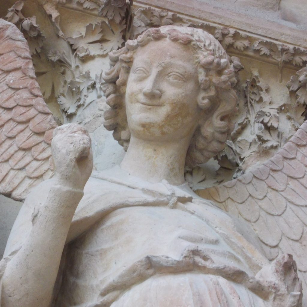 ange au sourire cathédrale de Reims