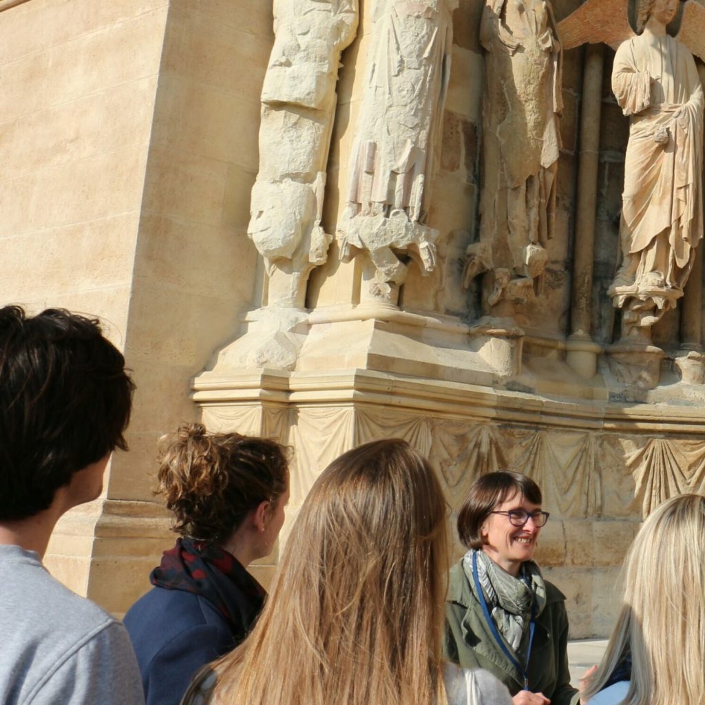 visite extérieur cathédrale de reims